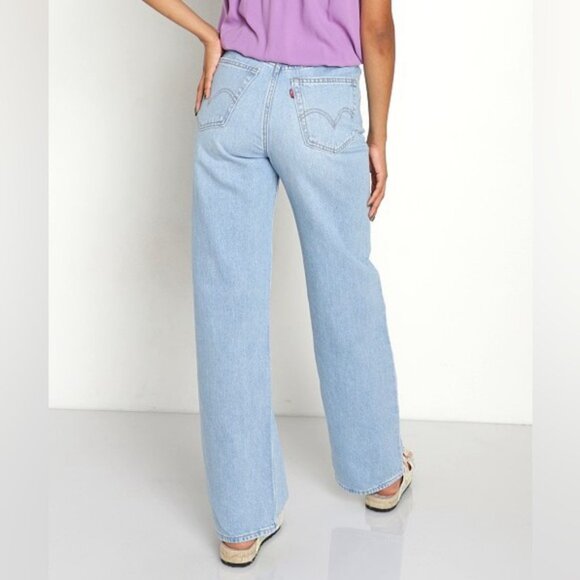 Levi's High Loose Jeans Baggy Size 27 Cotton Hemp - Picture 3 of 16